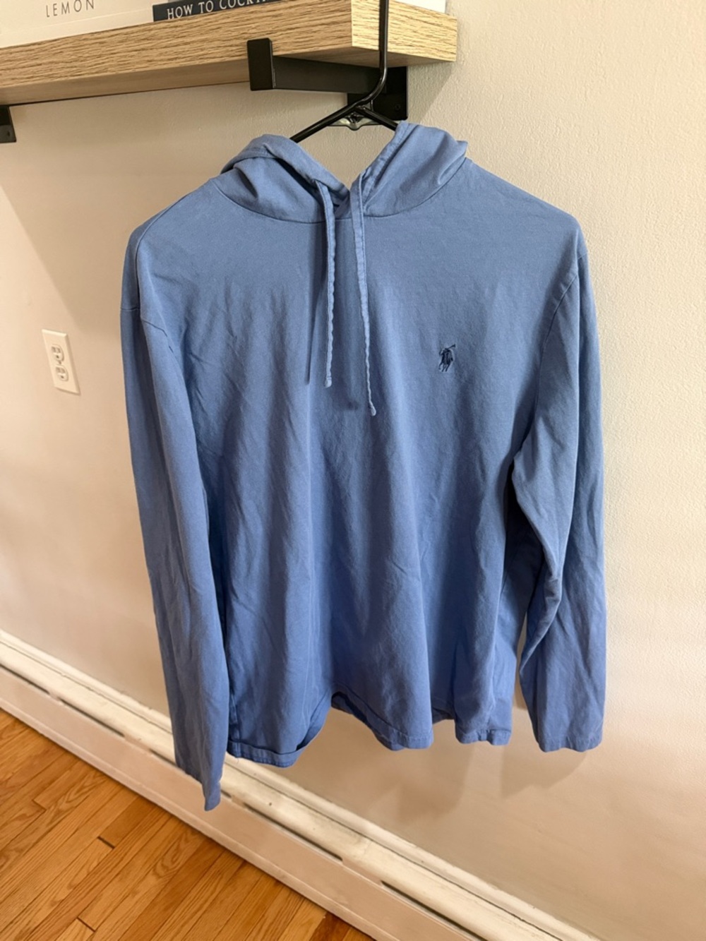 Polo by Ralph Lauren Blue Hooded Long-Sleeve Pullover